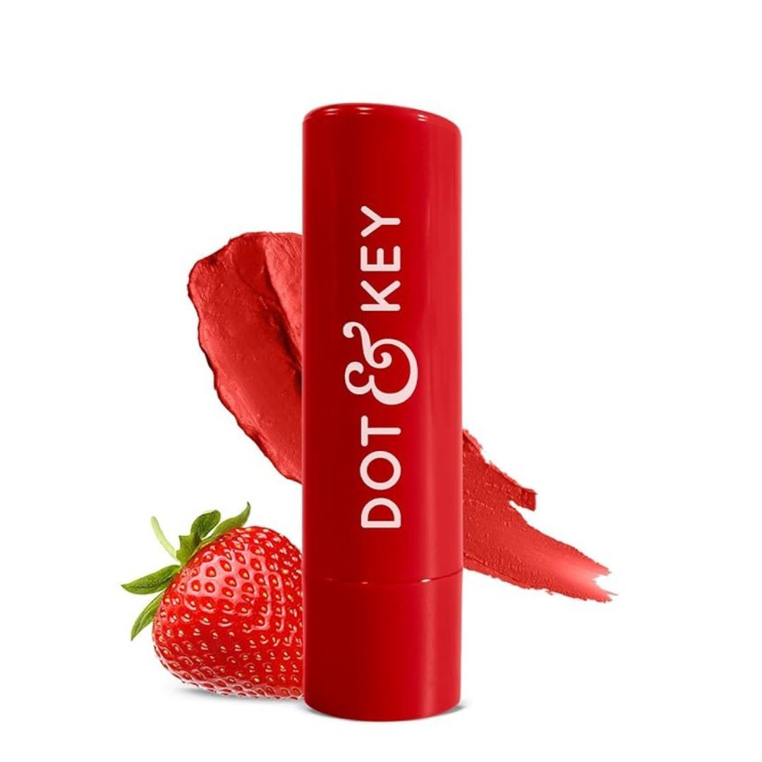 Dot and Key Barrier Repair Hydrating Tinted Lip Balm SPF 50 PA+++ - Strawberry Red