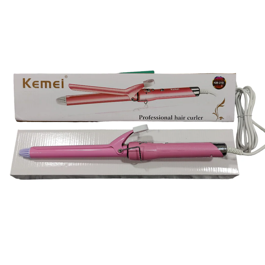 Kemei Hair Curling Rod Commercial Curler Km-219 Professional