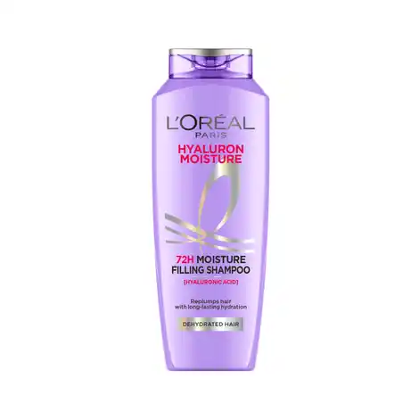 LOreal Paris Hyaluron Moisture 72H Moisture Filling Shampoo with Hyaluronic Acid - 340 ml - Shampoo