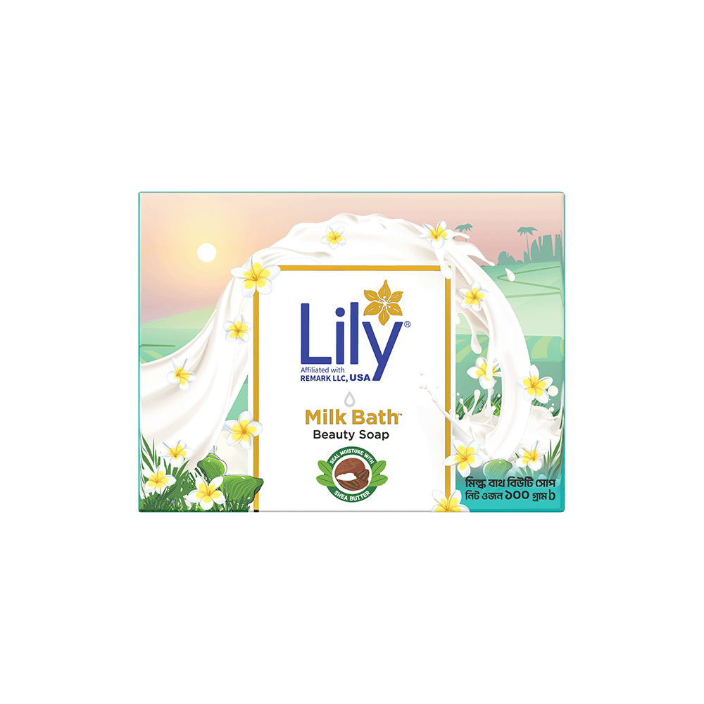 Lily Milk Bath Beauty Soap 100g