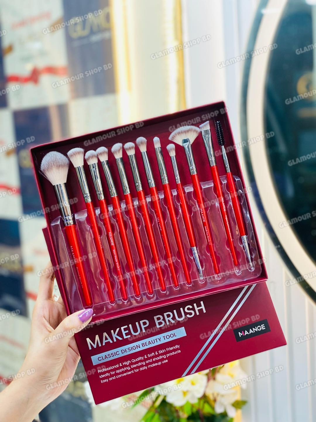 MAANGE 12Pcs Premium Makeup Brush Set