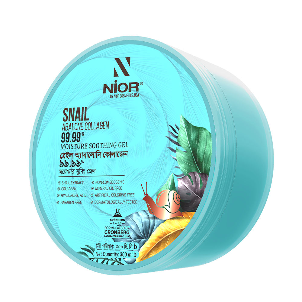 Nior Snail Abalone Collagen 99.99% Moisture Soothing Gel 300ml