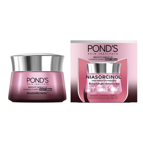 Ponds Bright Miracle Ultimate Clarity Niasorcinol Night Cream 50g