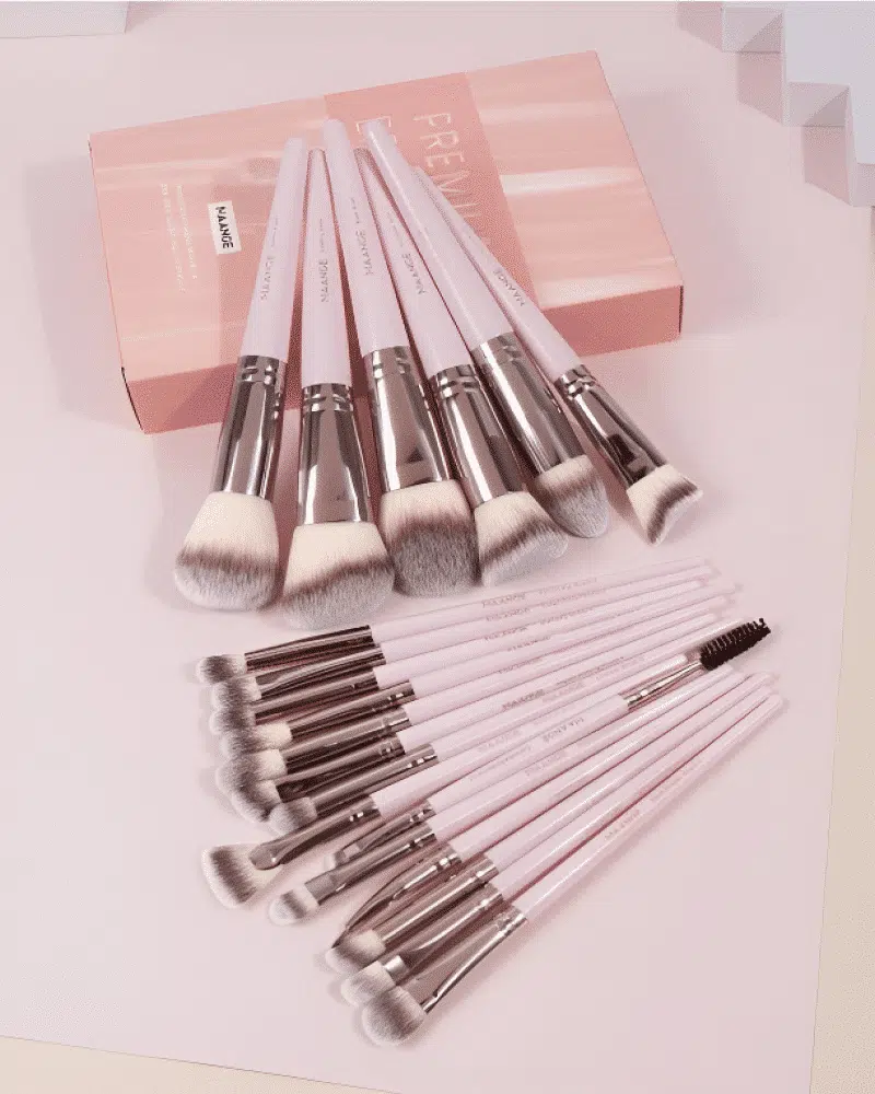 Maange Premium Brush Set Pink 20pcs