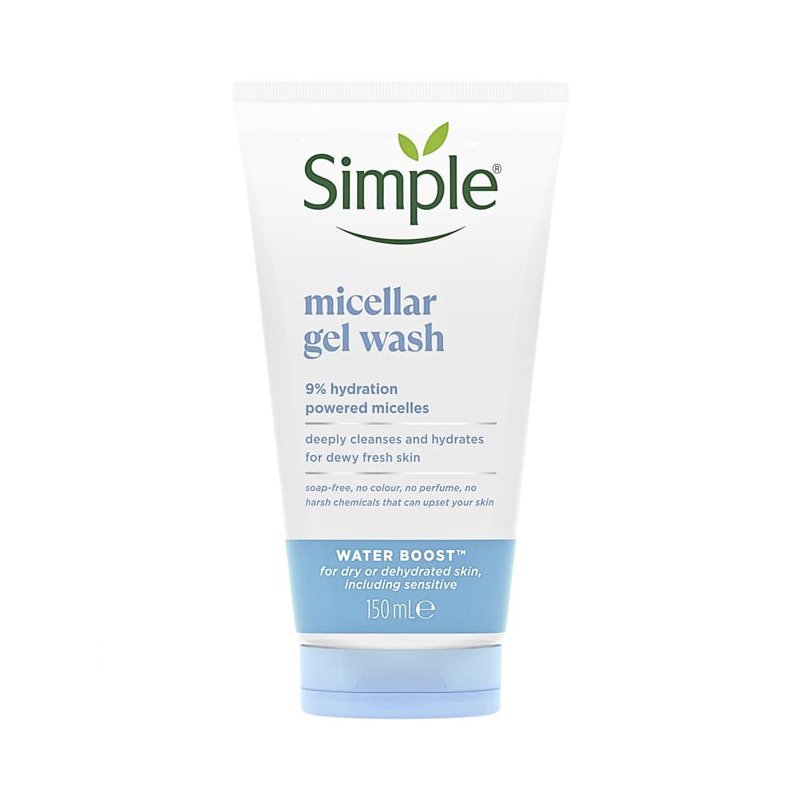 Simple micellar gel wash