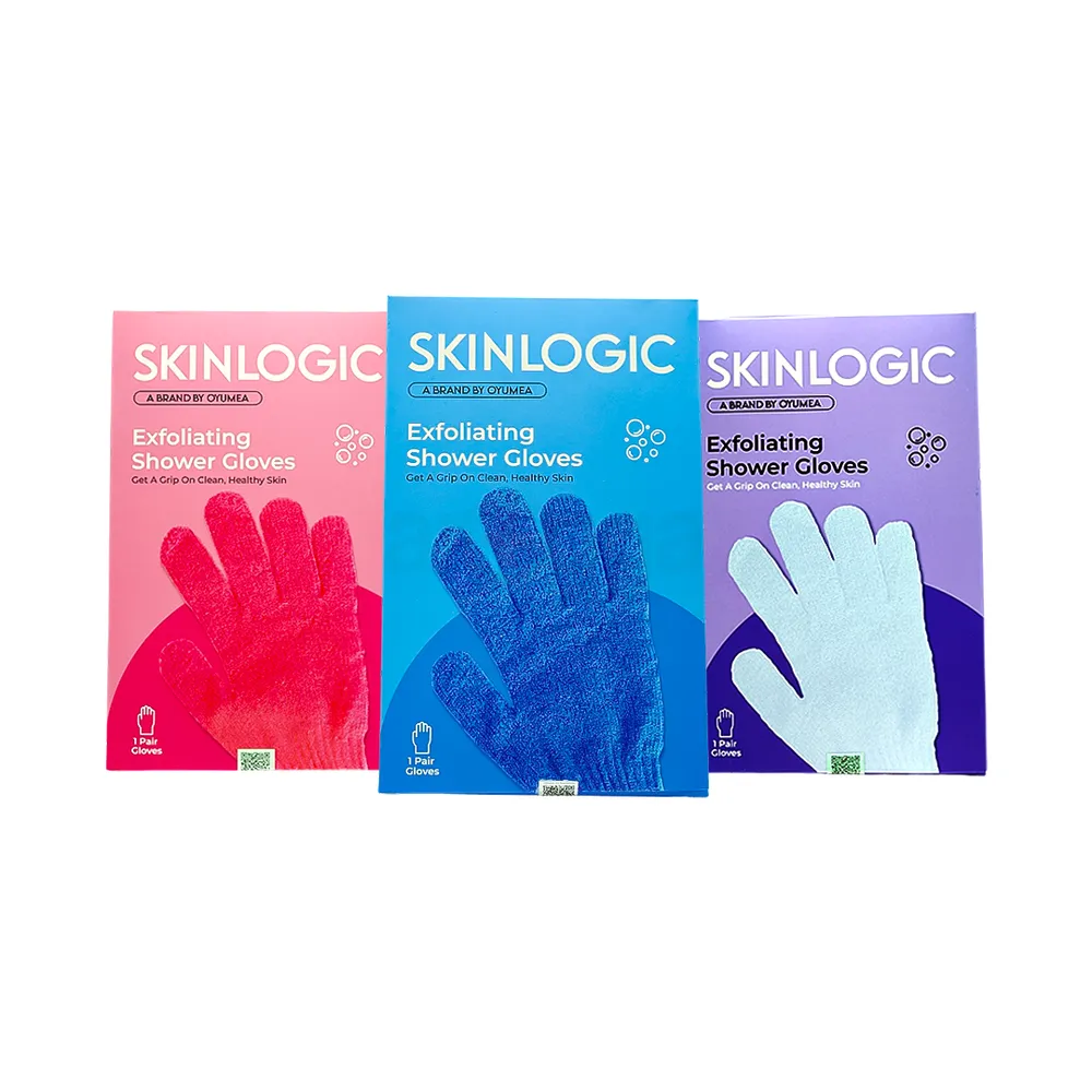 Skinlogic Bath And Body Exfoliating Body Gloves 1 Pair