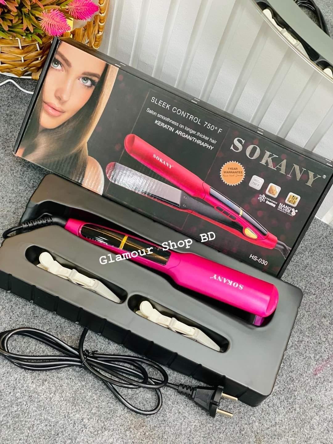 Sokany hair straightener