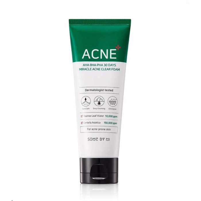 Some By Mi AHA-BHA-PHA 30 Days Miracle Acne Clear Foam 50ml