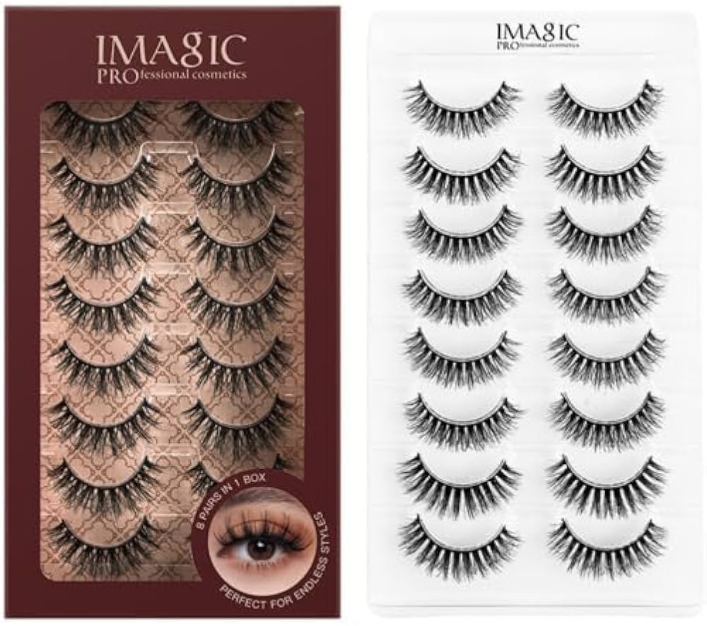 IMAGIC 8-Pair 3D False Eyelashes