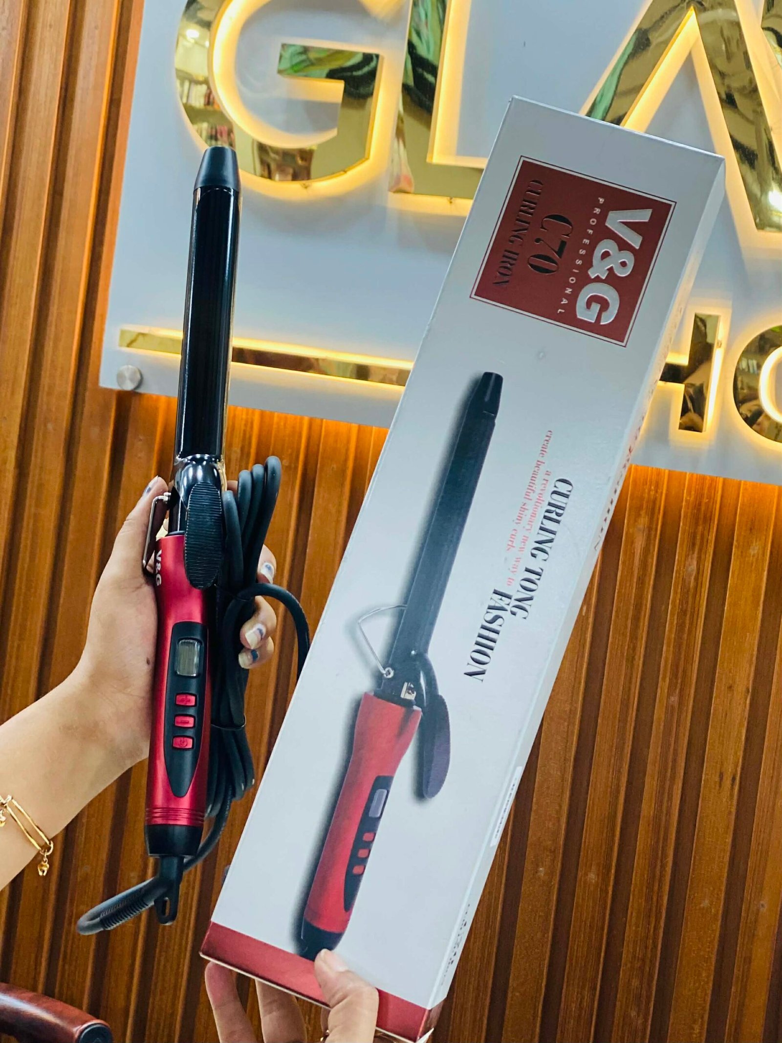 V&G Professional C70 Fast Heat-up Hair Curling Iron