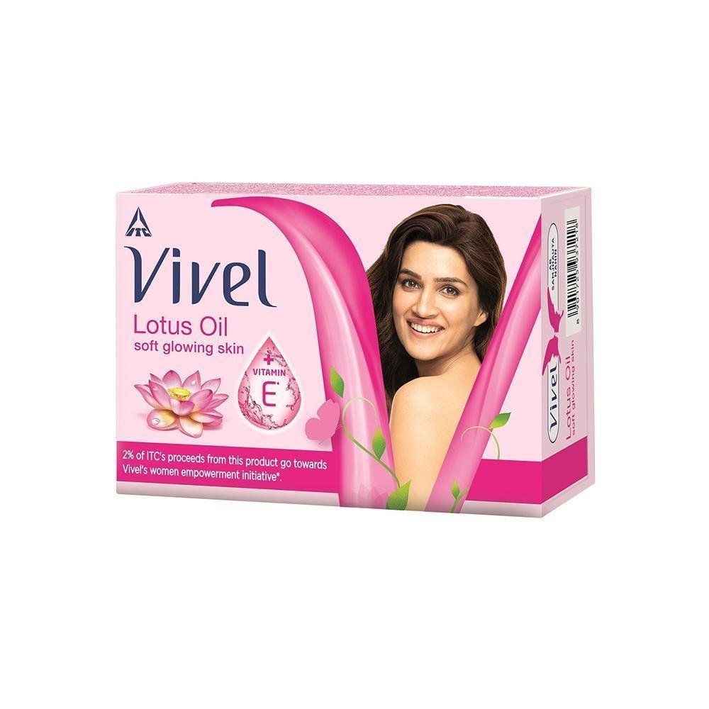 Vivel Lotus Oil Bathing Bar - 100g INDIA