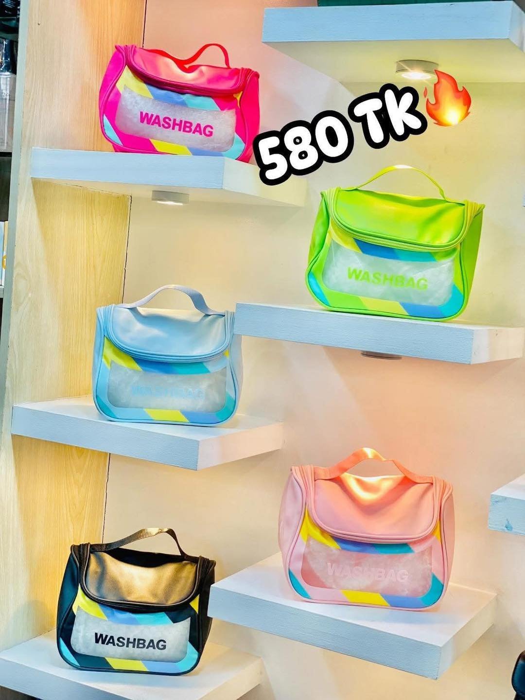 Travel Friendly Wash bag for Cosmetics