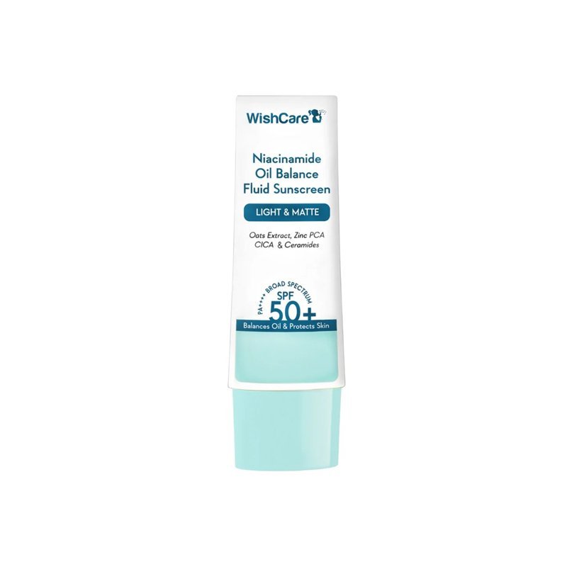 WishCare Niacinamide Oil Balance Fluid Sunscreen Spf 50+ Pa+++