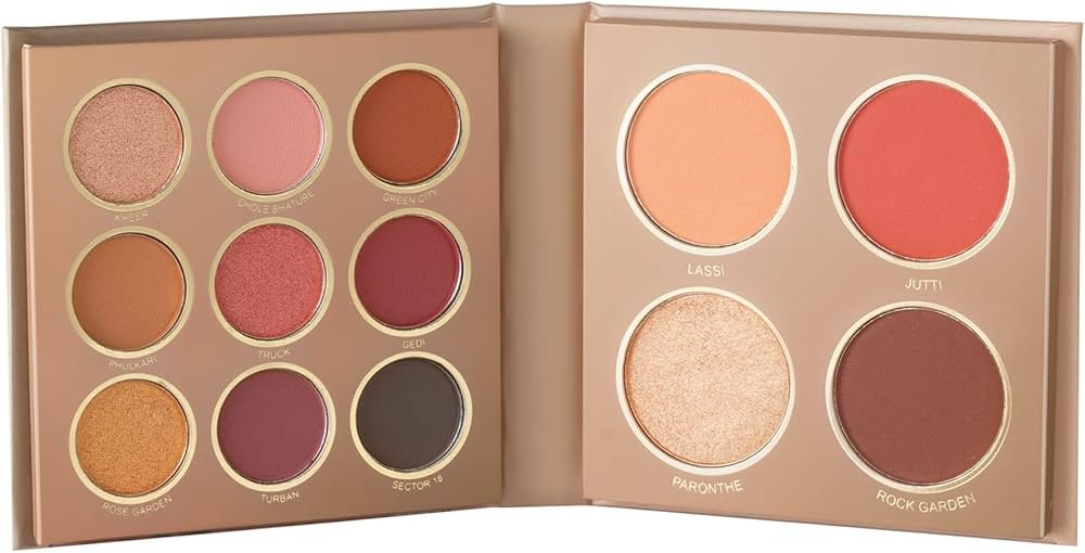 MARS City Paradise Complete Makeup Kit with Highly Pigmented Eyeshadows, Highlighter, Blusher & Face Powder