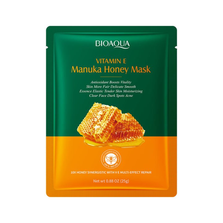 BIOAQUA Vitamin E Manuka Honey Multi Effect Repair Face Sheet Mask