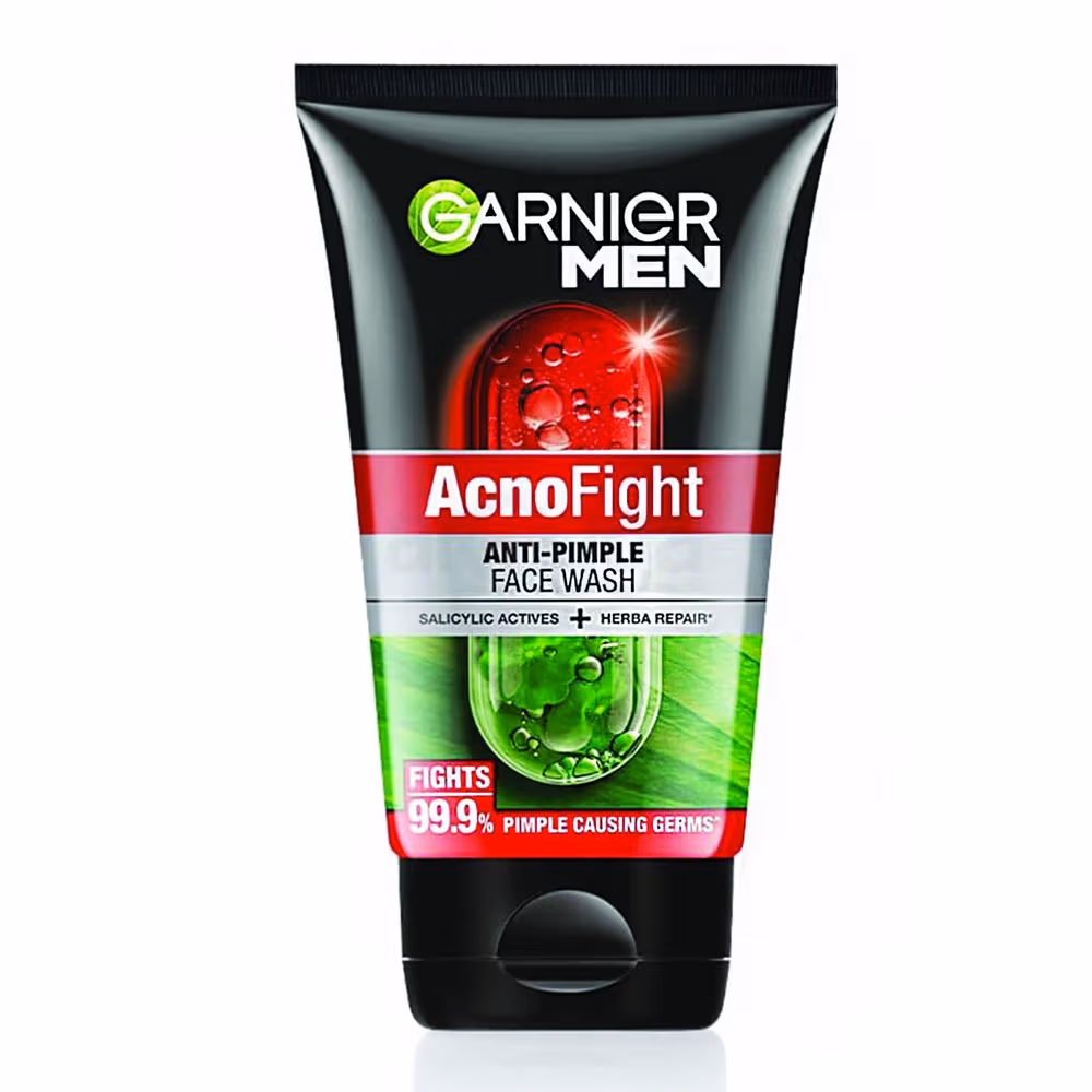 Garnier Men Acno Fight Anti Pimple Face Wash with Salicylic Active & Herba Repair 100gm
