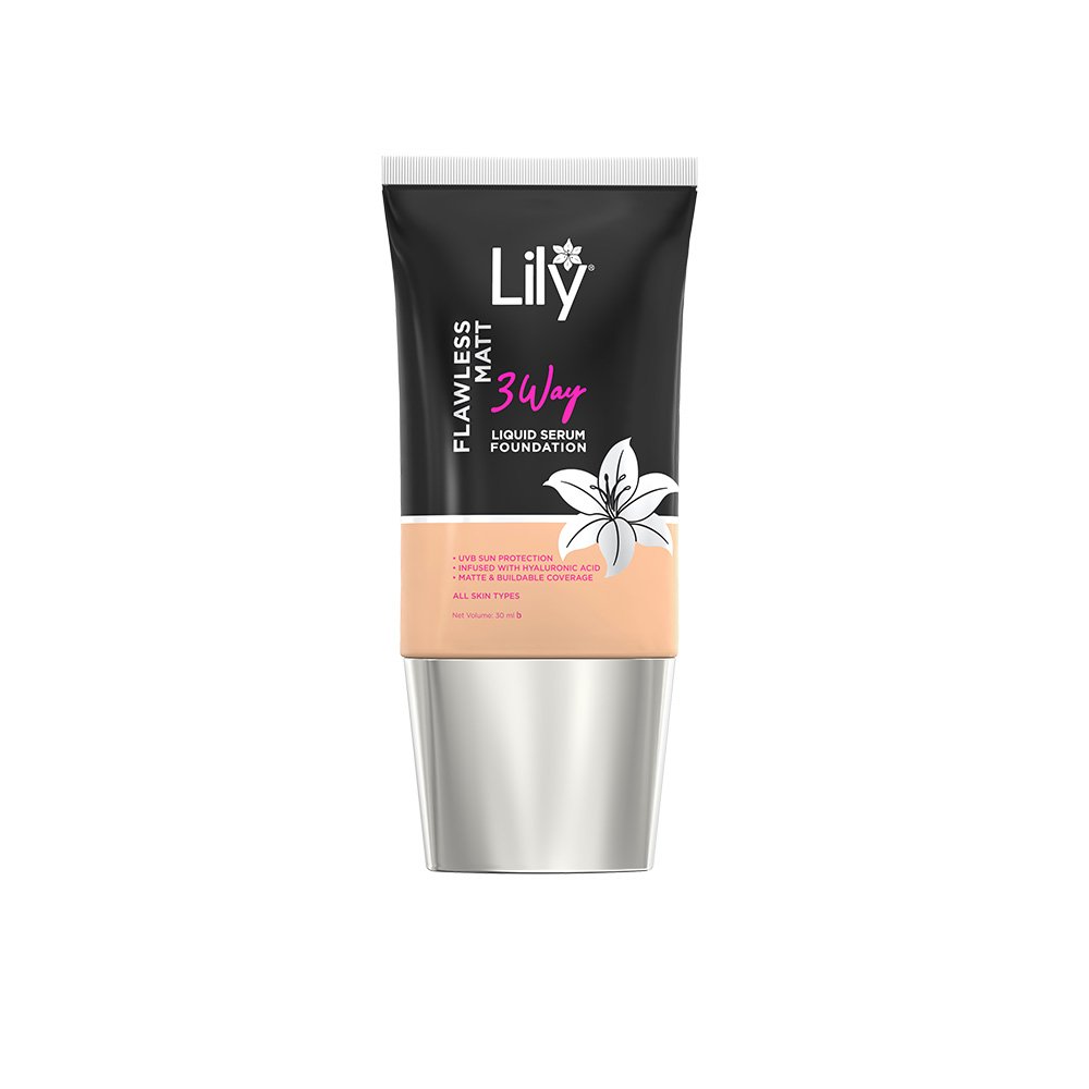 Lily Flawless Matt 3Way Liquid Serum Foundation