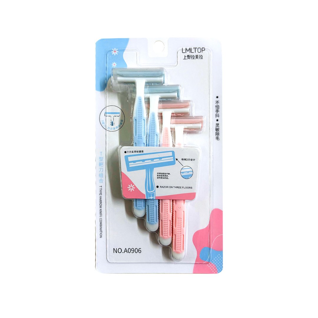 Lml Top 4 Pcs Razor Set White (A0906)