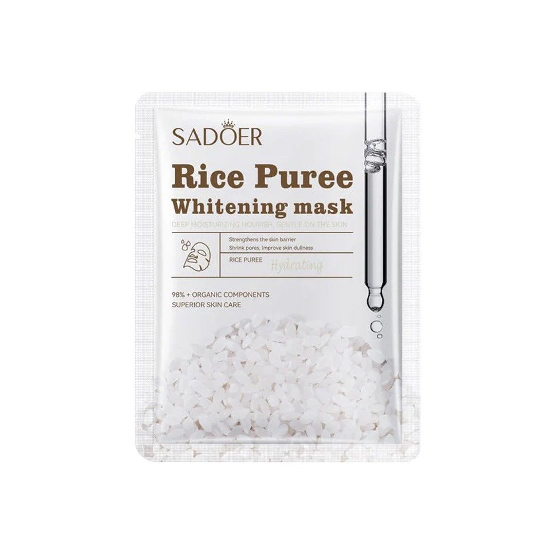 Sadoer Rice Puree Whitening Facial Mask