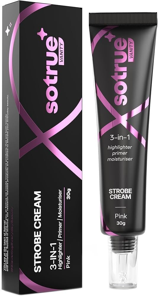 Sotrue Strobe Cream Primer + Moisturizer + Highlighter - Pink