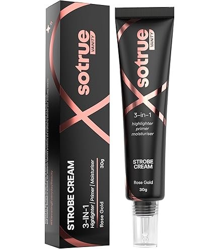 Sotrue Strobe Cream Primer + Moisturizer + Highlighter - Rose Gold