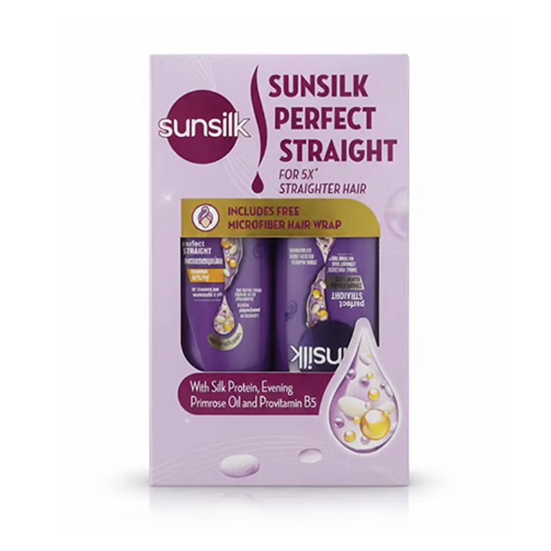 Sunsilk Perfect Straight for 5x Straighter Hair Duo Shampoo + Conditioner ( 300ml+300ml )
