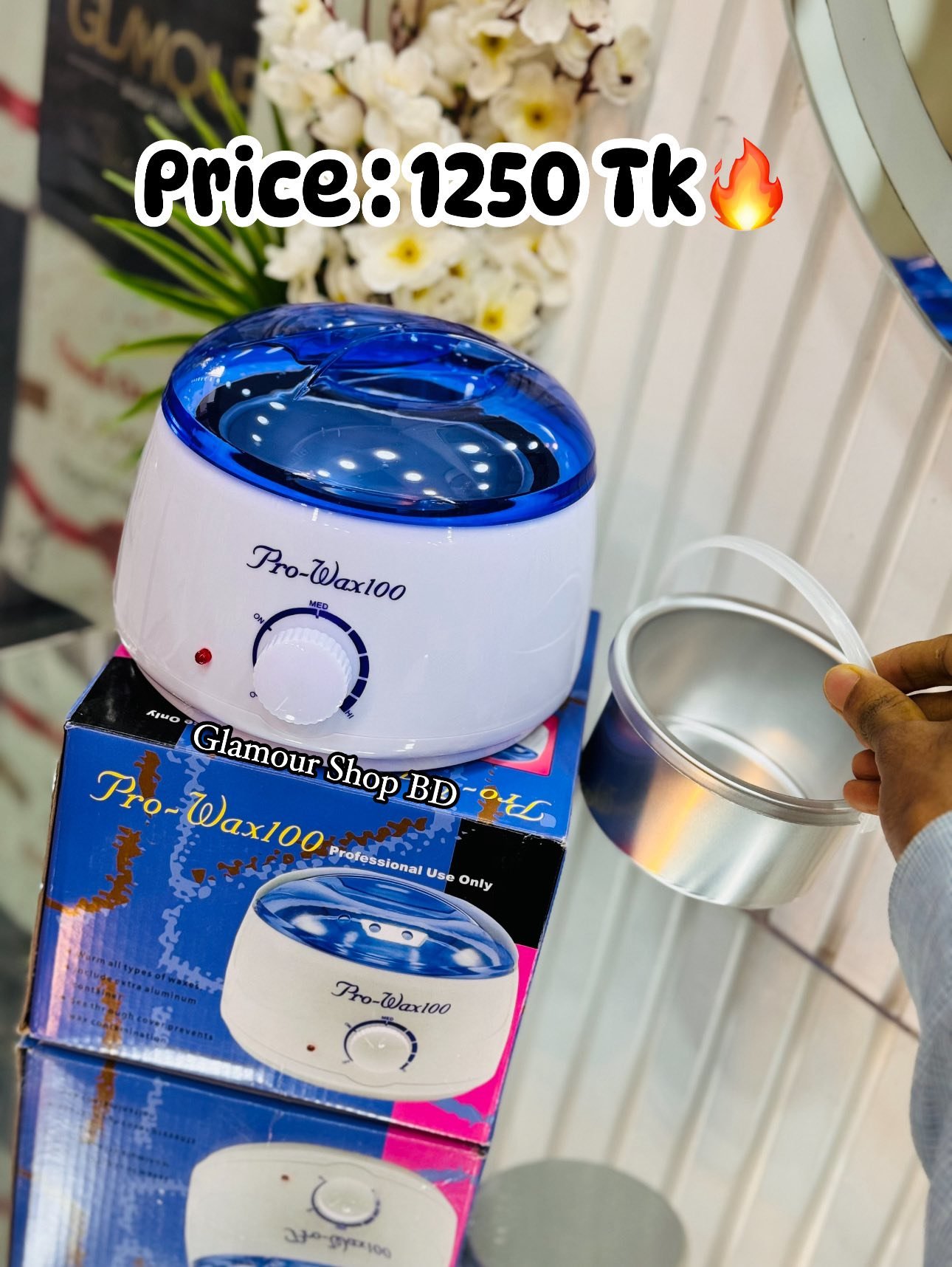 Pro Wax 100 Wax Heater 500ml (White Purple)