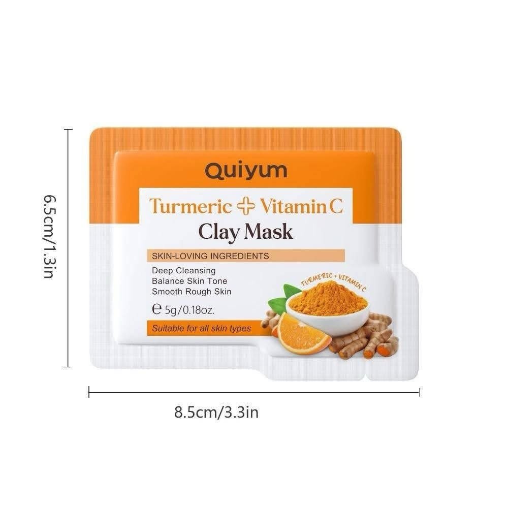 Quiyum turmeric and vitamin c clay mask
