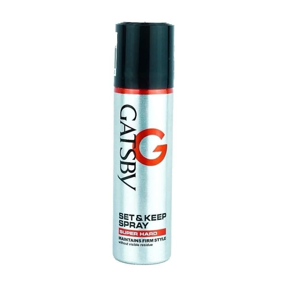 GATSBY Set and Keep Spray Super Hard Hair Spray - 44g