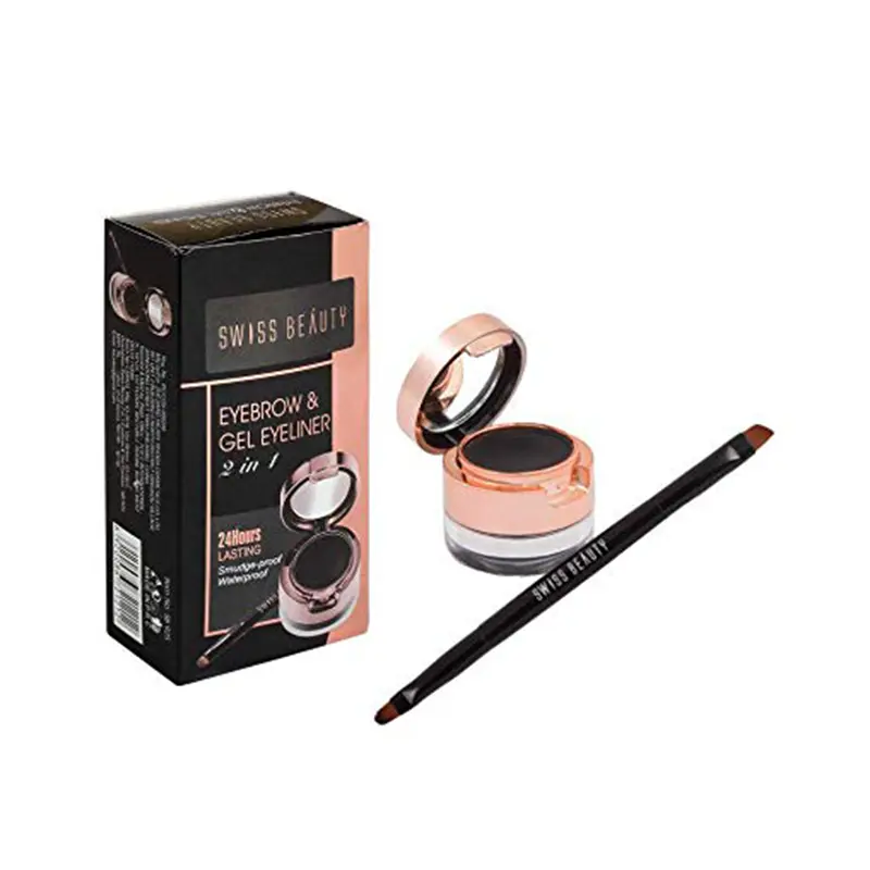 swiss beauty eyebrow & gel eyeliner Black