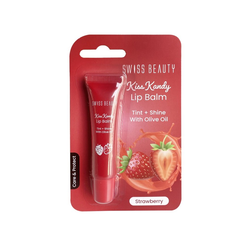 Swiss Beauty Kiss Kandy Lip Balm - Strawberry