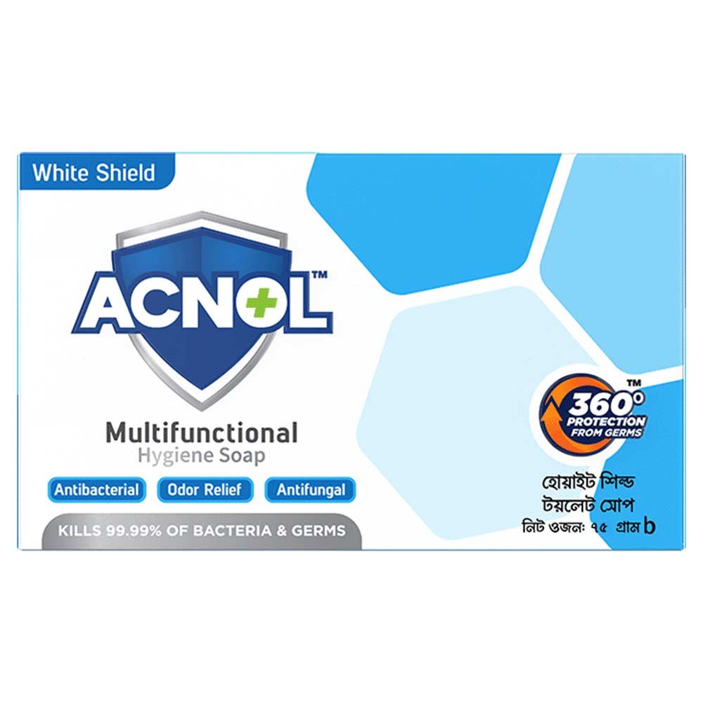 Acnol Hygiene Soap White Shield 75gm
