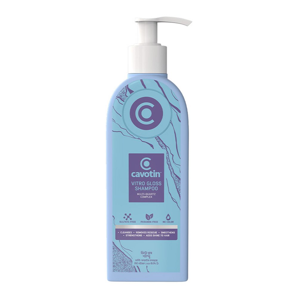 Cavotin Vitro Gloss Shampoo 250ml + lily Shea shower gel