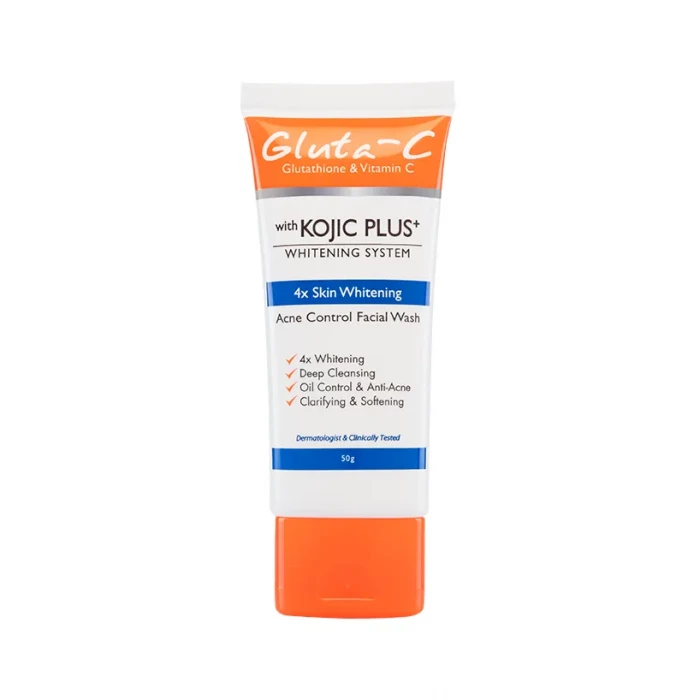 Gluta C Kojic Plus Acne Control Facial Wash 50gm