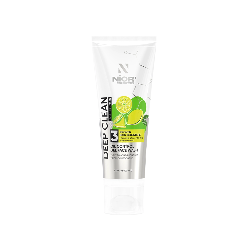 Nior Deep Clean Gel Face Wash Fresh Lemon 100ml