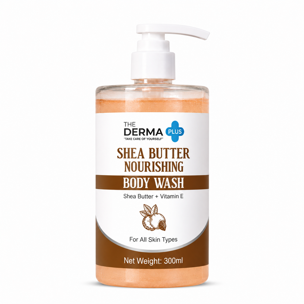 The Derma Plus Shea Butter Nourishing Body Wash (300ml)