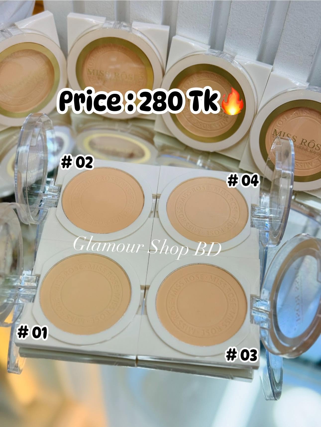 Miss Rose Compact powder