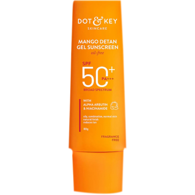 Dot & Key Mango Detan Sunscreen Gel (SPF 50+ PA++++) 50g