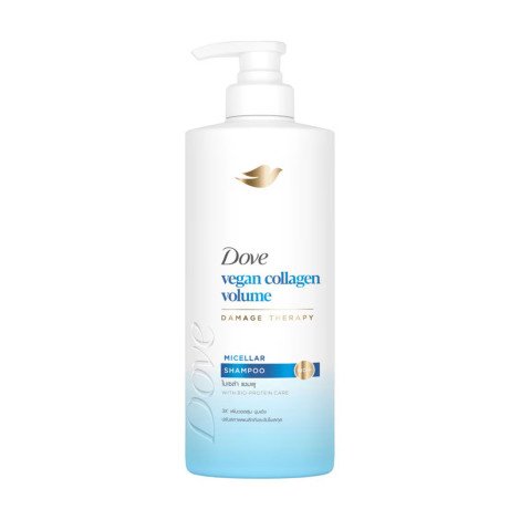 Dove Vegan Collagen Volume Damage Therapy Micellar Shampoo 380ml