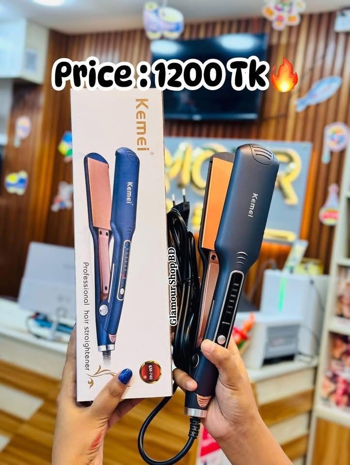 Kemei Km-740 - Professional Hair Straightener