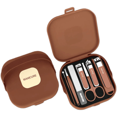 Portable Storage Box 7 Pcs Manicure Care Set