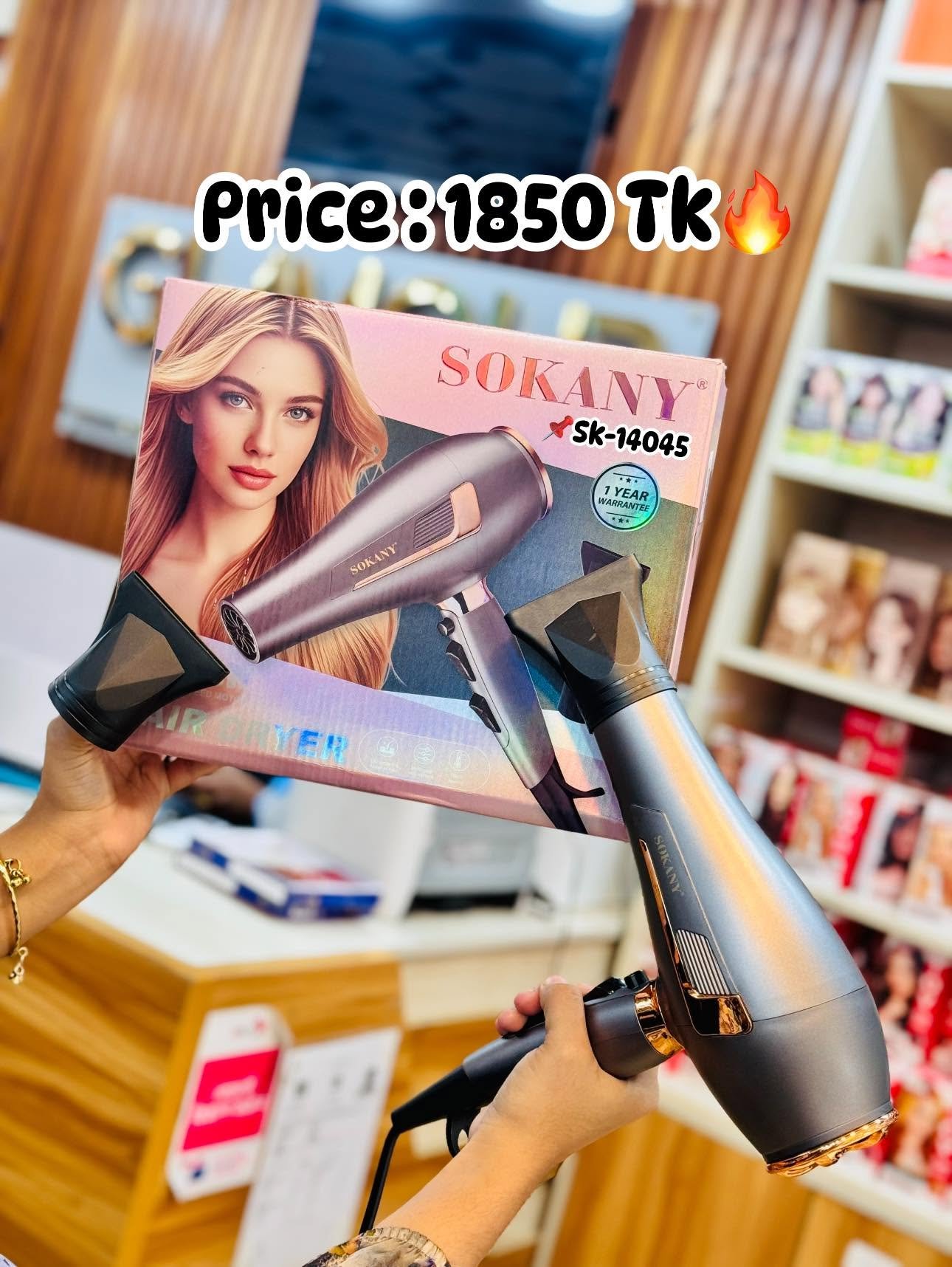 Sokany Hair Dryer 2000W - (SK-14045 )
