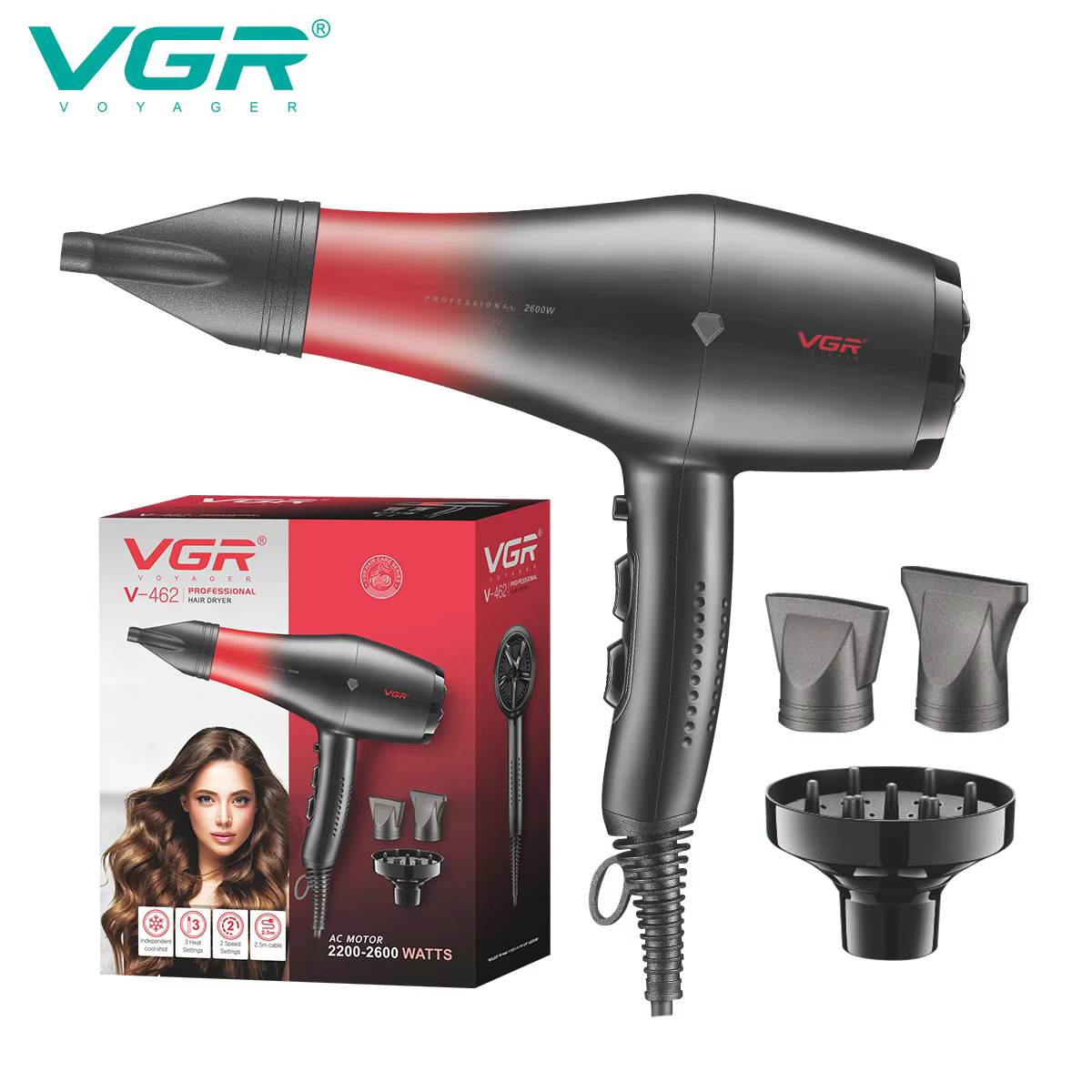 VGR V-462 Professional Hair Dryer