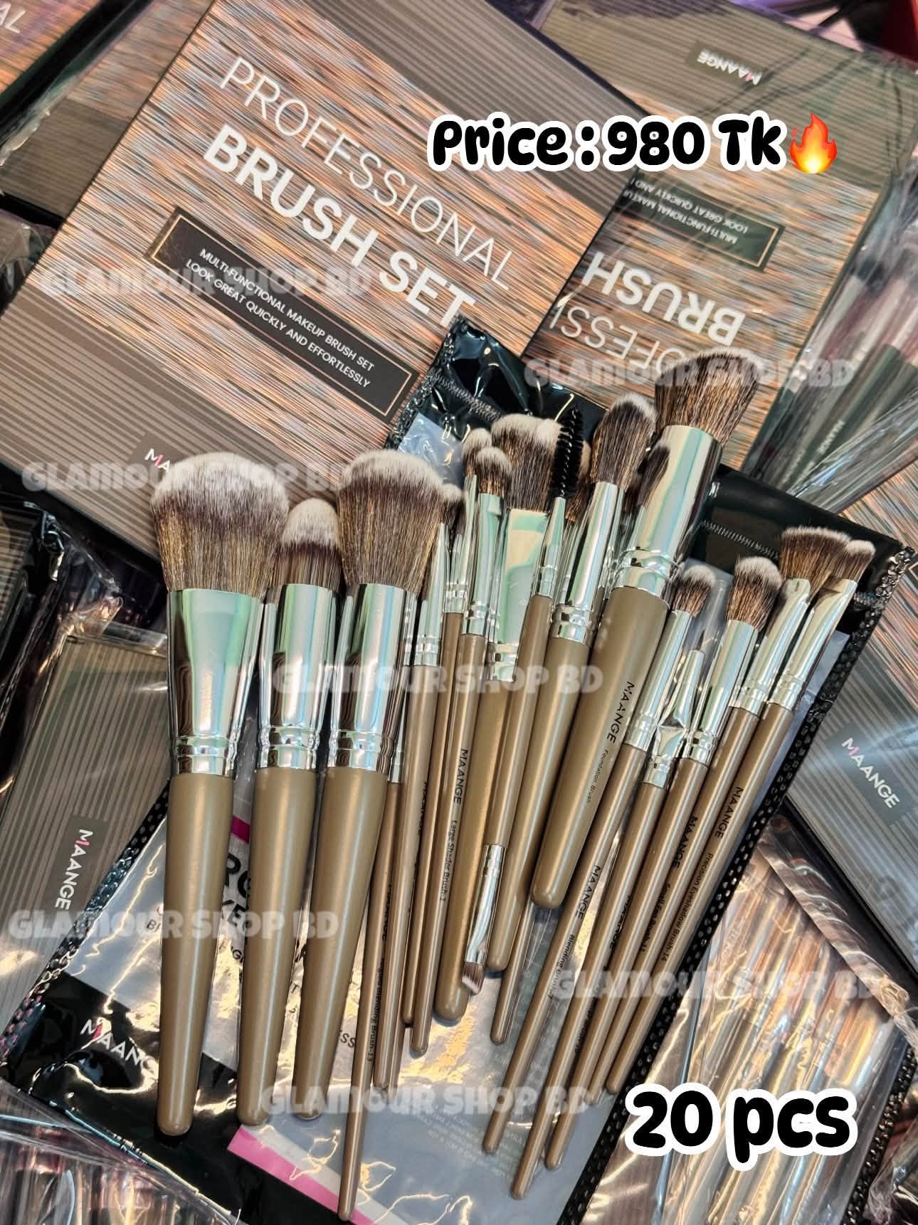 MAANGE 20pcs Professional  Makeup Brush Set