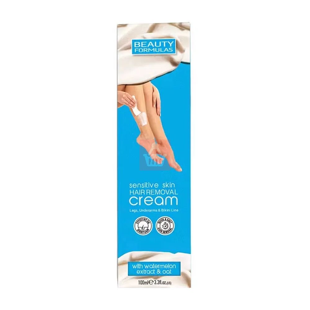 Beauty Formulas Moisturising Hair Removal Cream (With Watermelon Extract & Oat) – 100ml