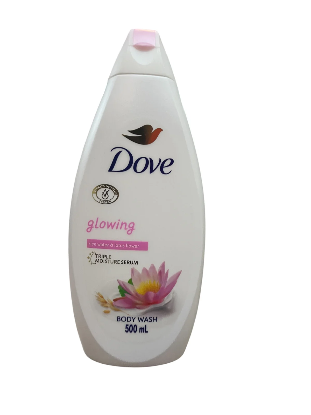 Dove Glowing Rice Water & Lotus Water Body Wash - 500ml
