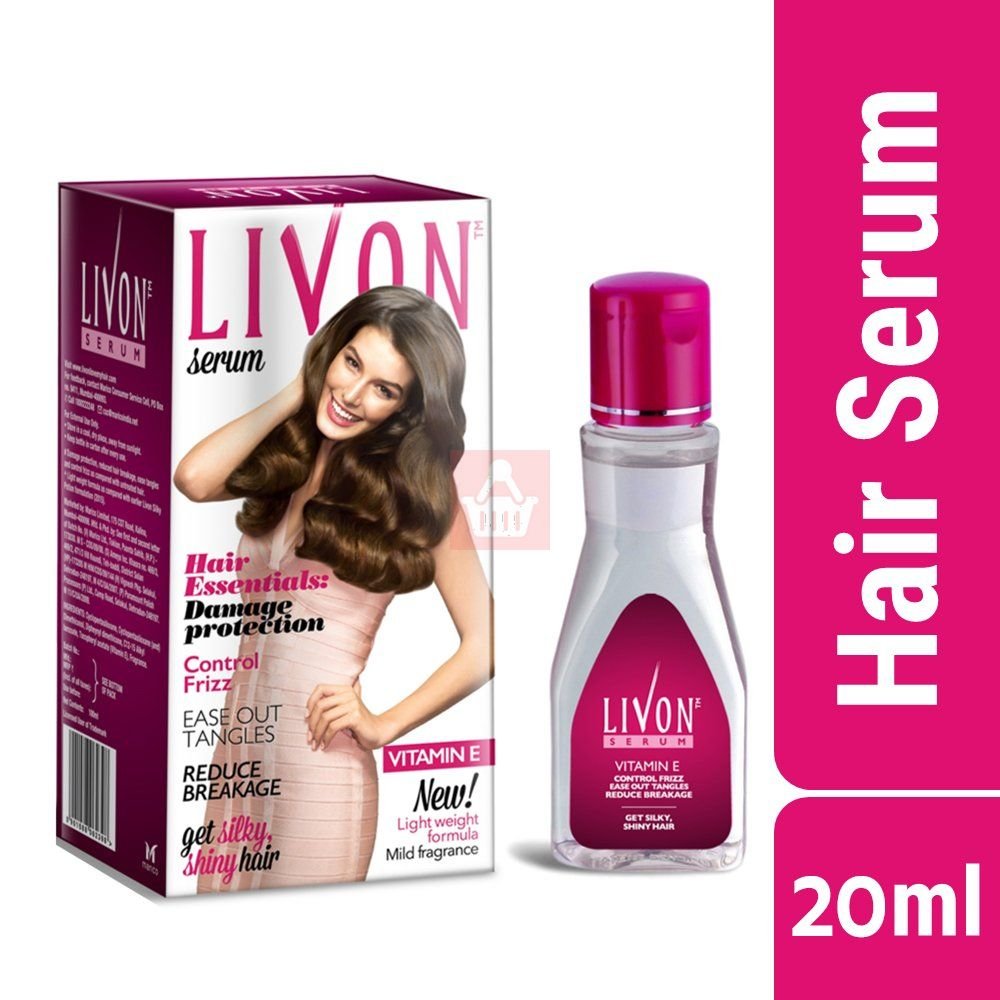 Livon Hair Essentials Damage Protection & Frizz Control Serum - 20ml