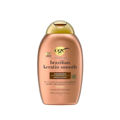 OGX Brazilian Keratin Smooth Shampoo - 385ml