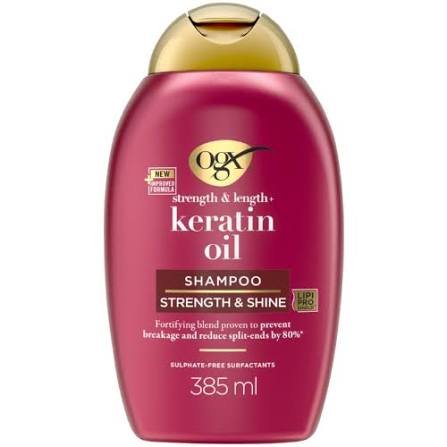 OGX Strength & length Keratin Oil Shampoo 385 ml