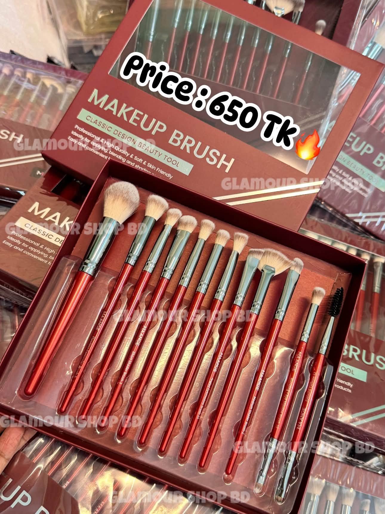 𝐌𝐚𝐚𝐧𝐠𝐞 𝟏𝟐𝐩𝐜𝐬 𝐏𝐫𝐨𝐟𝐞𝐬𝐬𝐢𝐨𝐧𝐚𝐥 𝐌𝐚𝐤𝐞𝐮𝐩 𝐁𝐫𝐮𝐬𝐡 𝐒𝐞𝐭
